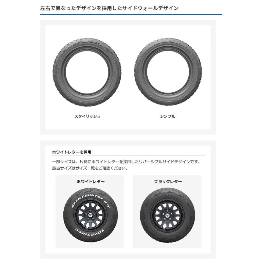 【4本セット】TOYOTIRES OPENCOUNTRY R/T 185/85R16 105/103N LT ホワイトレター Off Performer RT-5N+2 16×5.5J +22 139.7/5 ダークガンメタ2 JB64Wジムニー用の画像