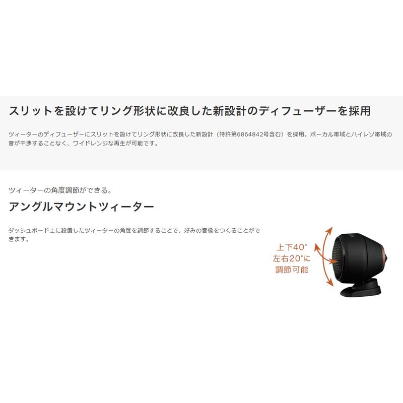 ケンウッド KFC-RS175S 17cmセパレートカスタムフィット・スピーカー