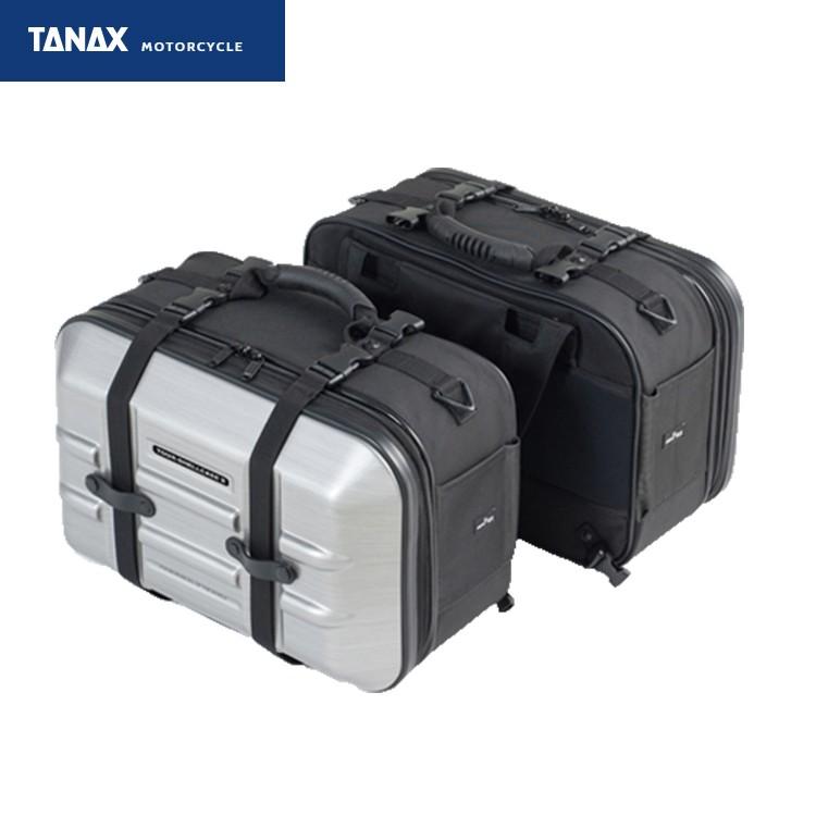TANAX タナックス MFK-250 ツアーシェルケース2 カーボン柄 : グリーン 