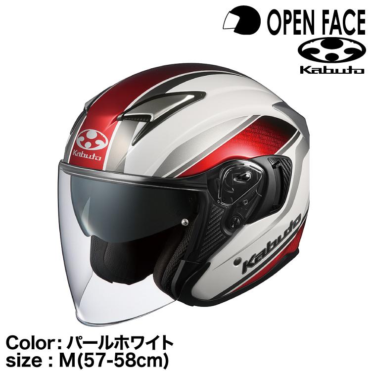 OGK KABUTO EXCEED パールホワイトM