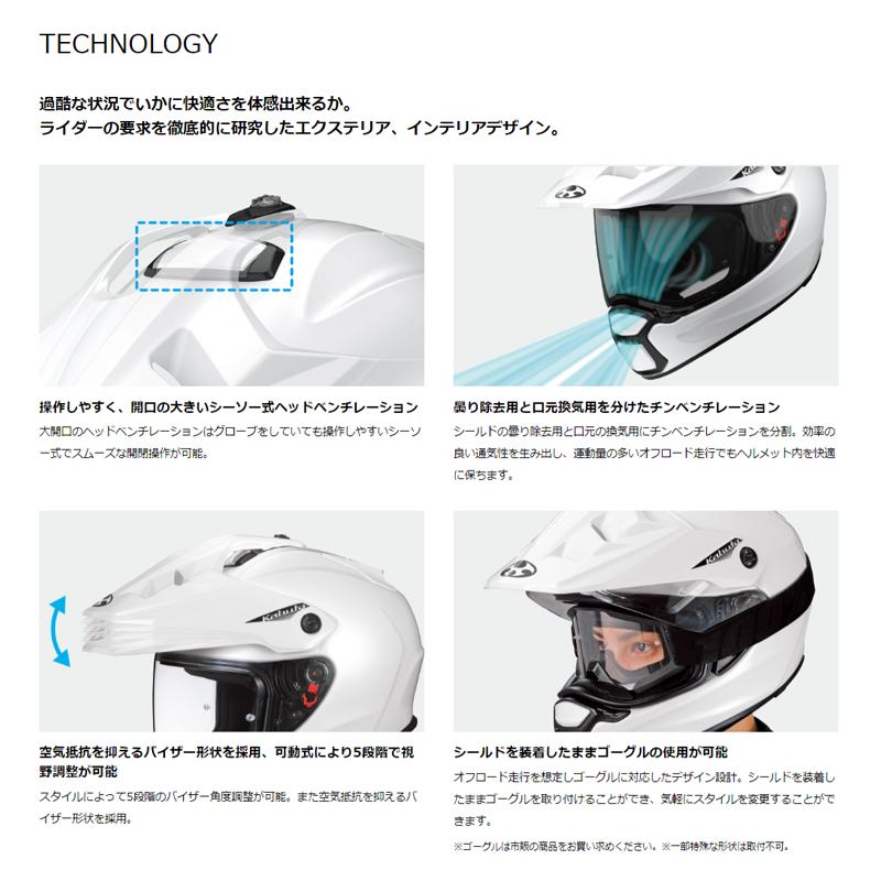 Kabuto フルフェイスヘルメット ホワイト/ブルー/レッド OGK Kabuto KABUTO F-17 ZESTAL (カブト エフ・イチナナ