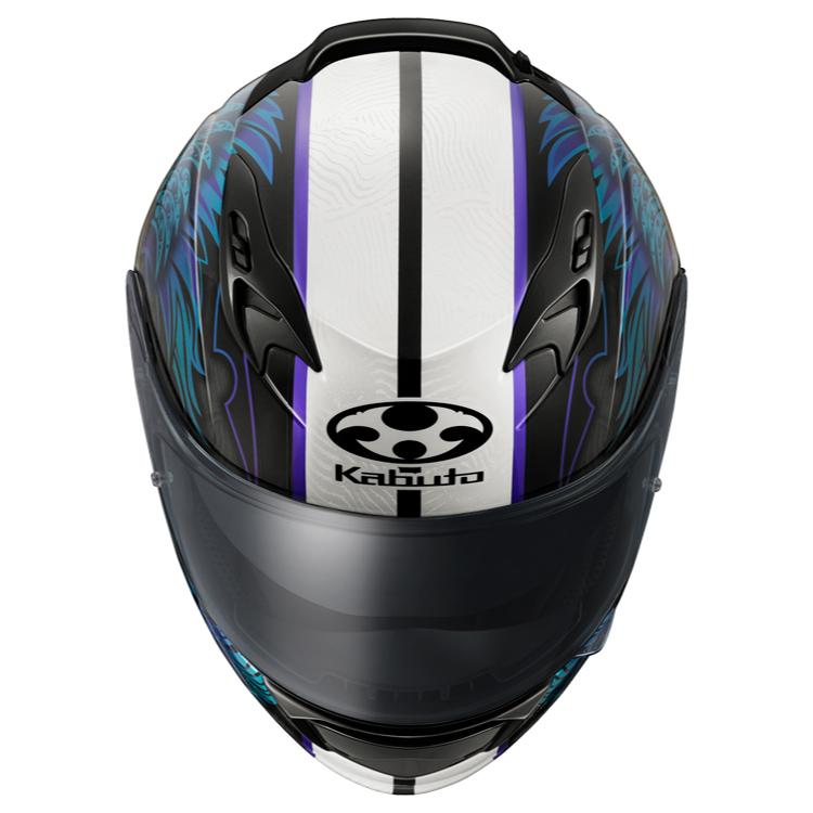 オージーケーカブト Kamui-III エテルノブラックブルーMサイズ❰美品❱ OGK Kabuto（オージーケーカブト） OGK KABUTO KAMUI3 ETERNO ブラック