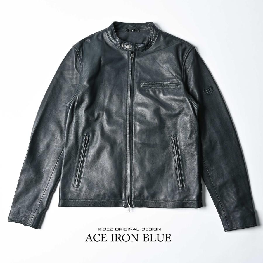 シングル RIDEZ RIDEZ ACE JACKET IRON BLUE (RLJ110) Mサイズ/シングル