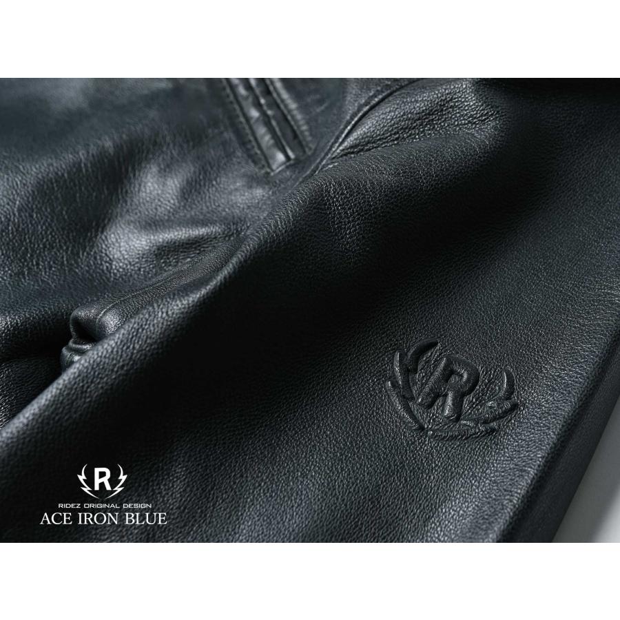 RIDEZ RIDEZ ACE JACKET IRON BLUE (RLJ110) Mサイズ/シングル