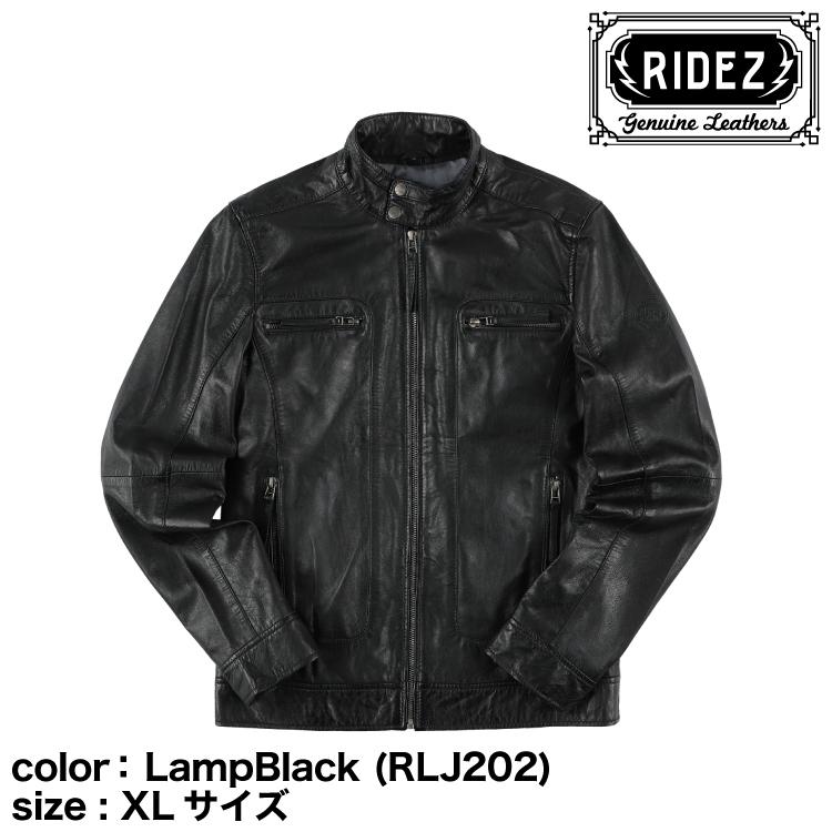 RIDEZ(バイク) RIDEZ CLUBS JACKET LampBlack (RLJ202-XL) XL RIDEZ(バイク) RIDEZ CLUBS JACKET LampBlack (RLJ202-XL) XL