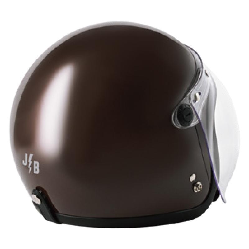 RIDEZ ライズ JB HELMET バイク用ジェットヘルメット DARK MOCHA /FREE
