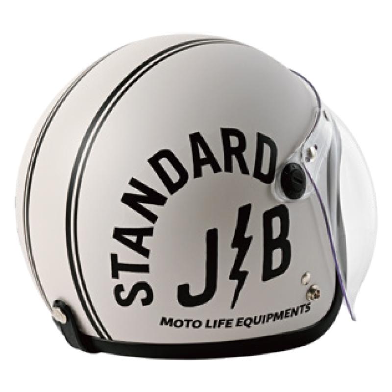 ジェットヘルメット RIDEZ STANDARD J&B ホワイト RIDEZ（バイク） ライズ JB HELMET バイク用ジェットヘルメット