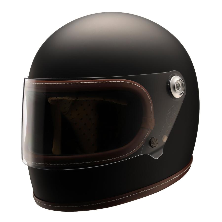 NIKITOR フルフェイス ヘルメット ブラック Lサイズ RIDEZ ライズ NIKITOR Retro-One FLAT BLACK / Lサイズ (59-60cm未満