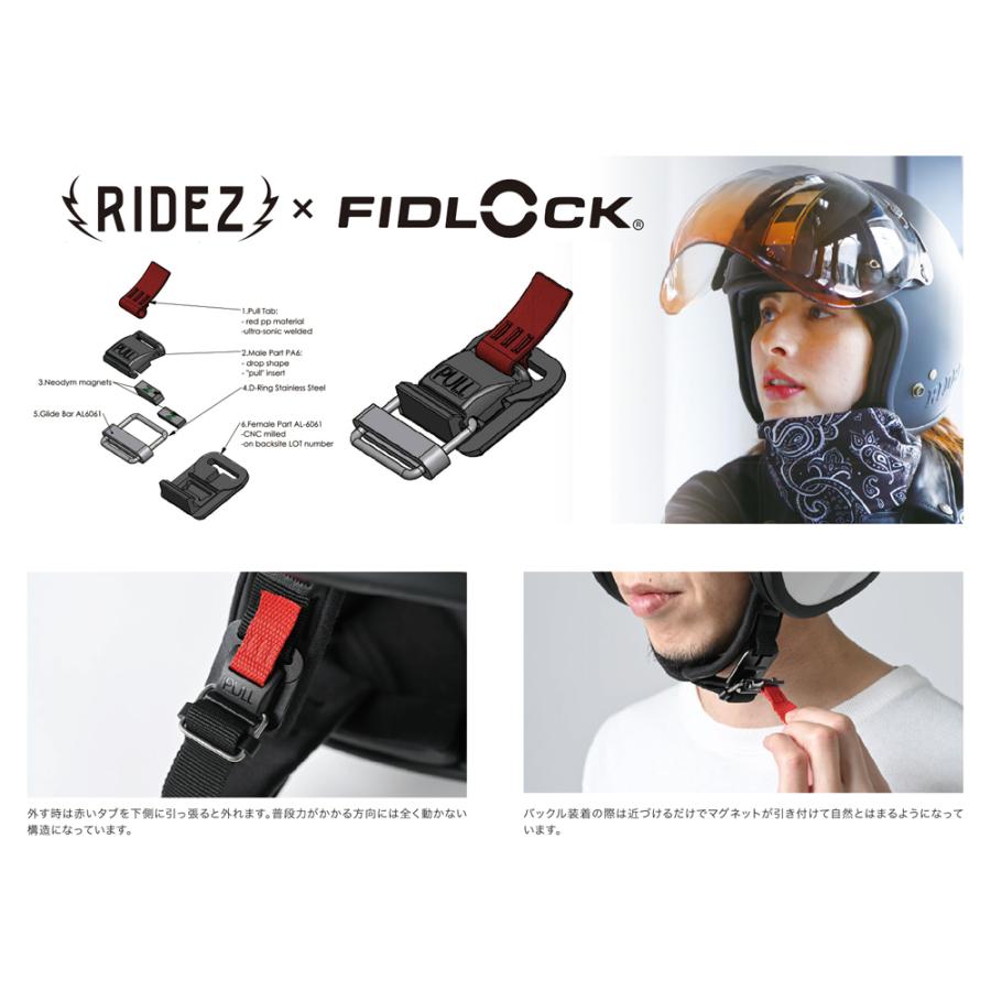 RIDEZ(バイク) ライズ TQ HELMET BLITZ /Lサイズ(59〜60cm RIDEZ(バイク) ライズ TQ HELMET BLITZ /Lサイズ(59〜60cm