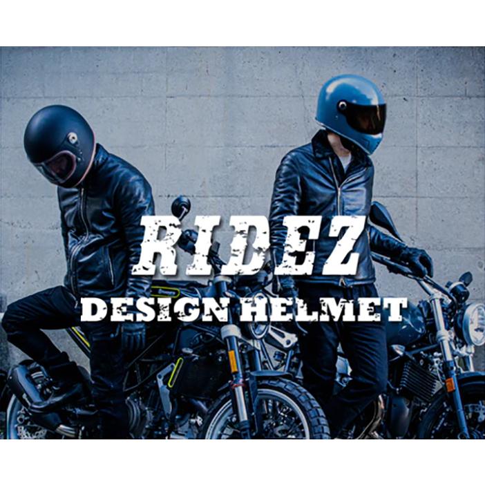 RIDEZ ライズ X ヘルメット グロスブラック Mサイズ（57〜58cm）GROSS 