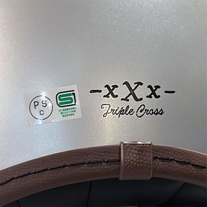 RIDEZ ライズ XXX(トリプルクロス)TRIPLE CROSS シルバー M(57-58cm