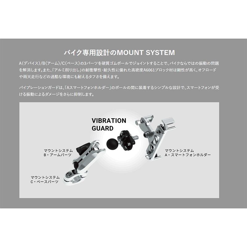 サインハウス VIBRATION GUARD スマートフォンホルダー専用 振動
