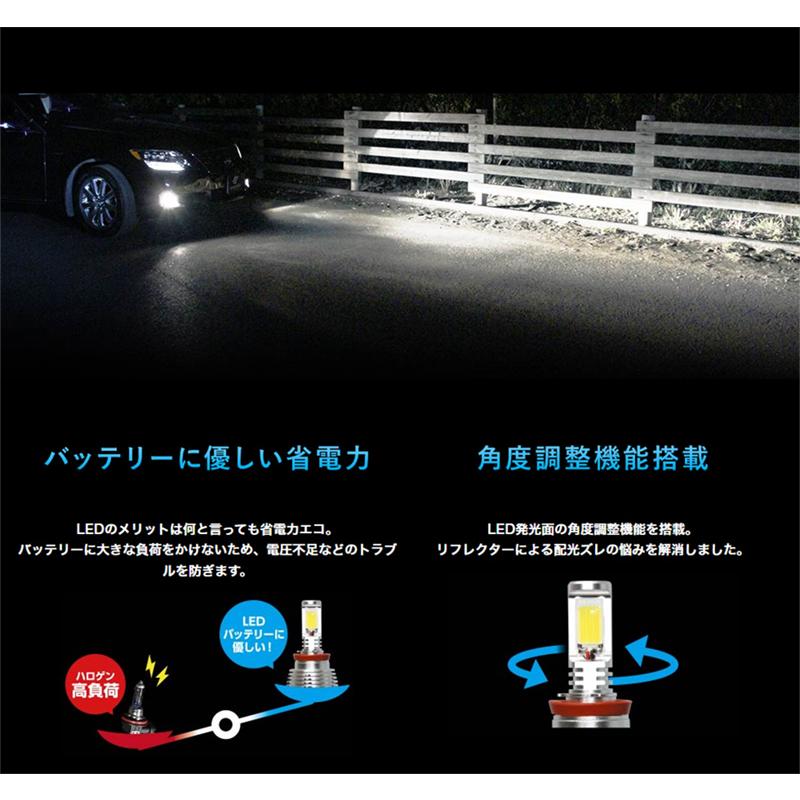 SPHERE LIGHT スフィアライト フォグ専用LED H8/H11/H16