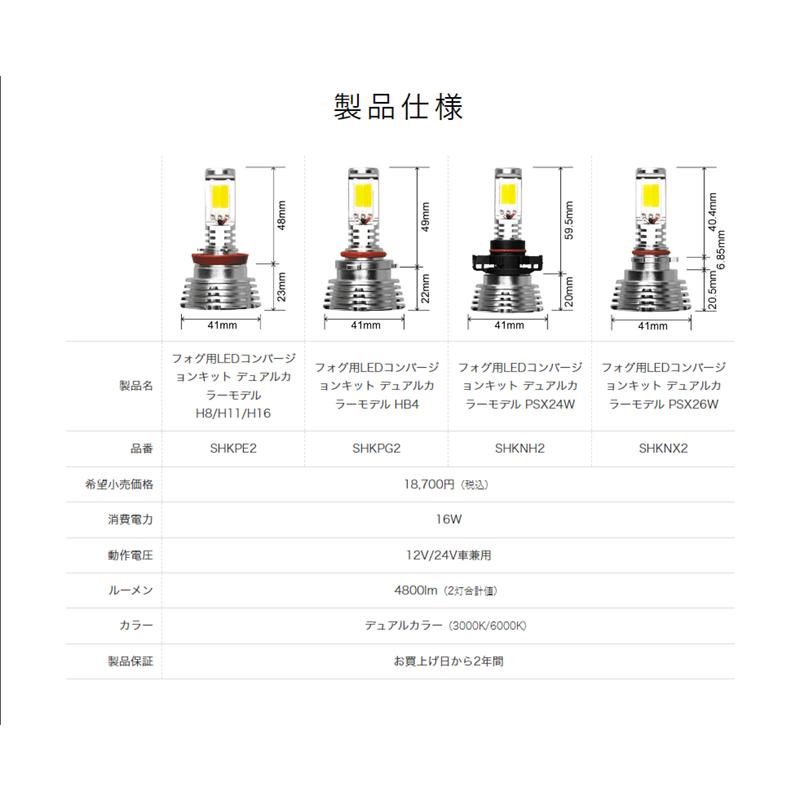SPHERE LIGHT（スフィアライト） スフィアライト【SHKPG2】フォグ用LED