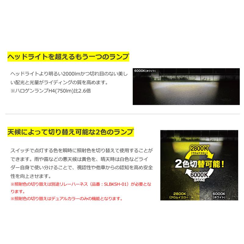SPHERE LIGHT（スフィアライト） SLBKFG-02 バイク用フォグランプ