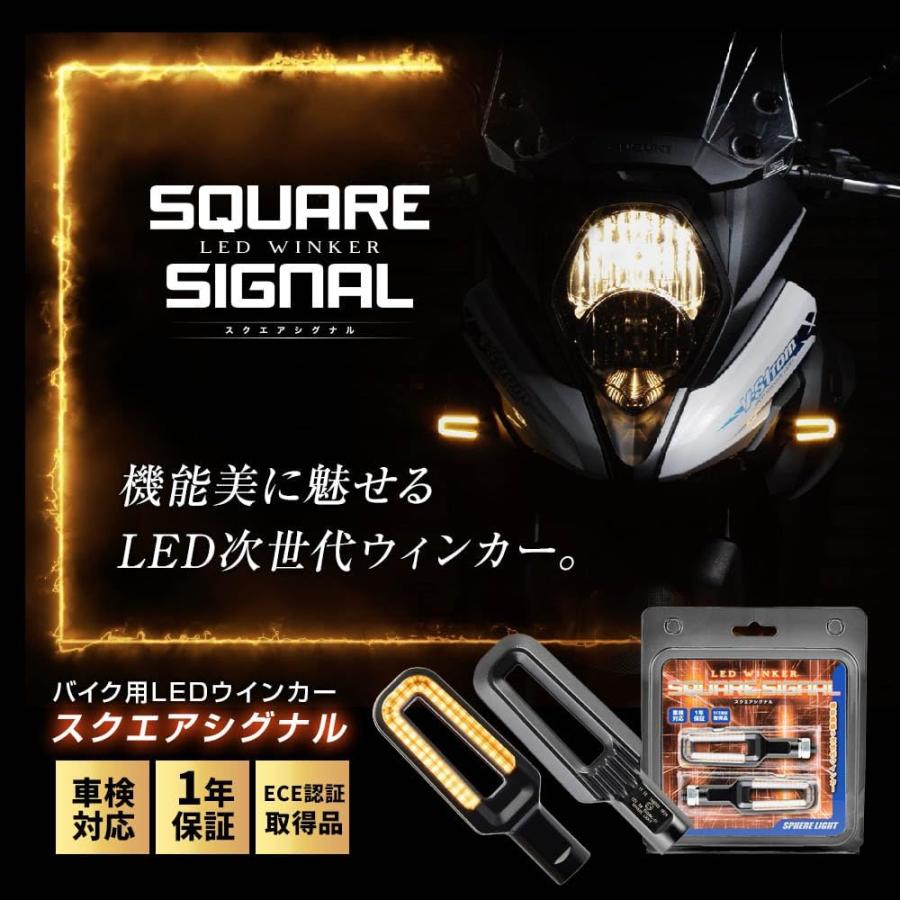 SPHERE LIGHT（スフィアライト） SSQWK-01 LEDウインカー SQUARE