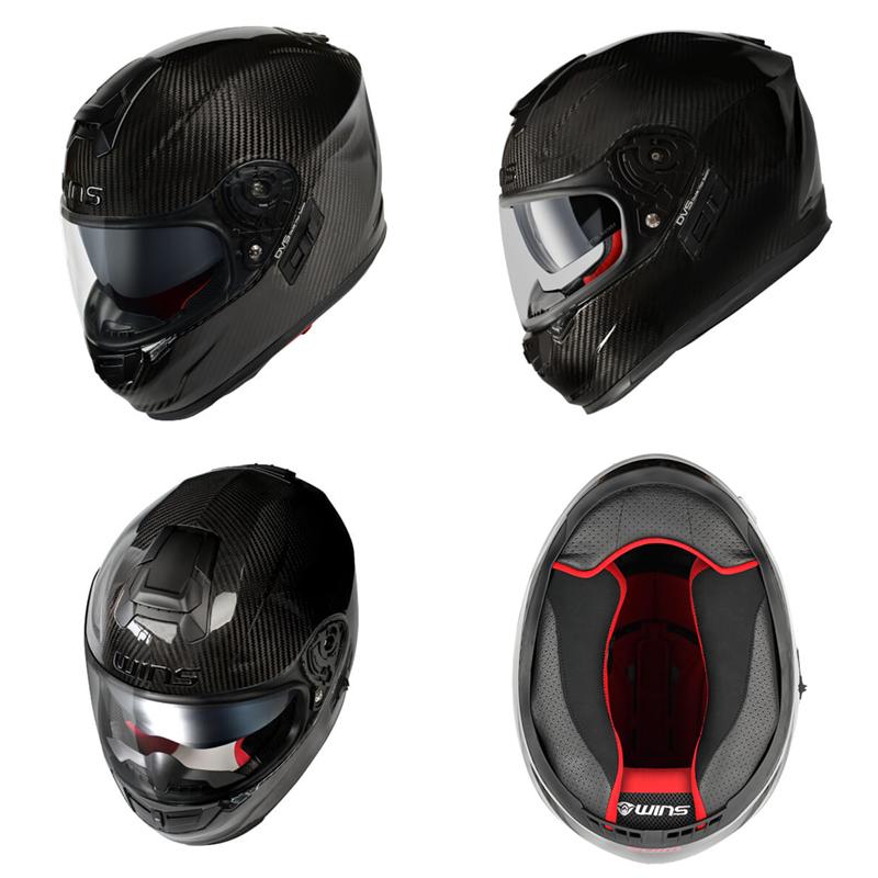 wins ウインズ  フルフェイスヘルメット A-FORCE RS typeC/ドライカーボンモデル/XXS (54cm-55cm)の画像
