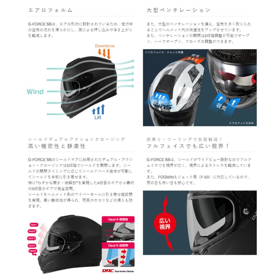 G-FORCE（ウインズジャパン） wins ウインズ フルフェイスヘルメット G