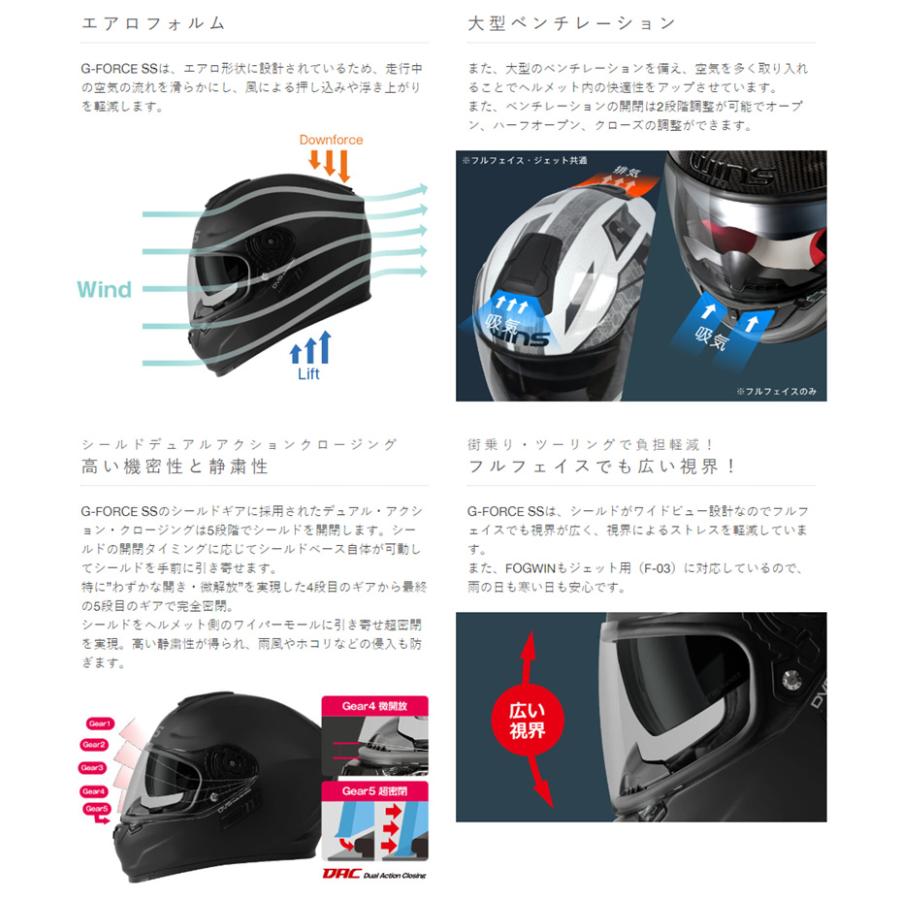 G-FORCE（ウインズジャパン） wins ウインズ フルフェイスヘルメット G