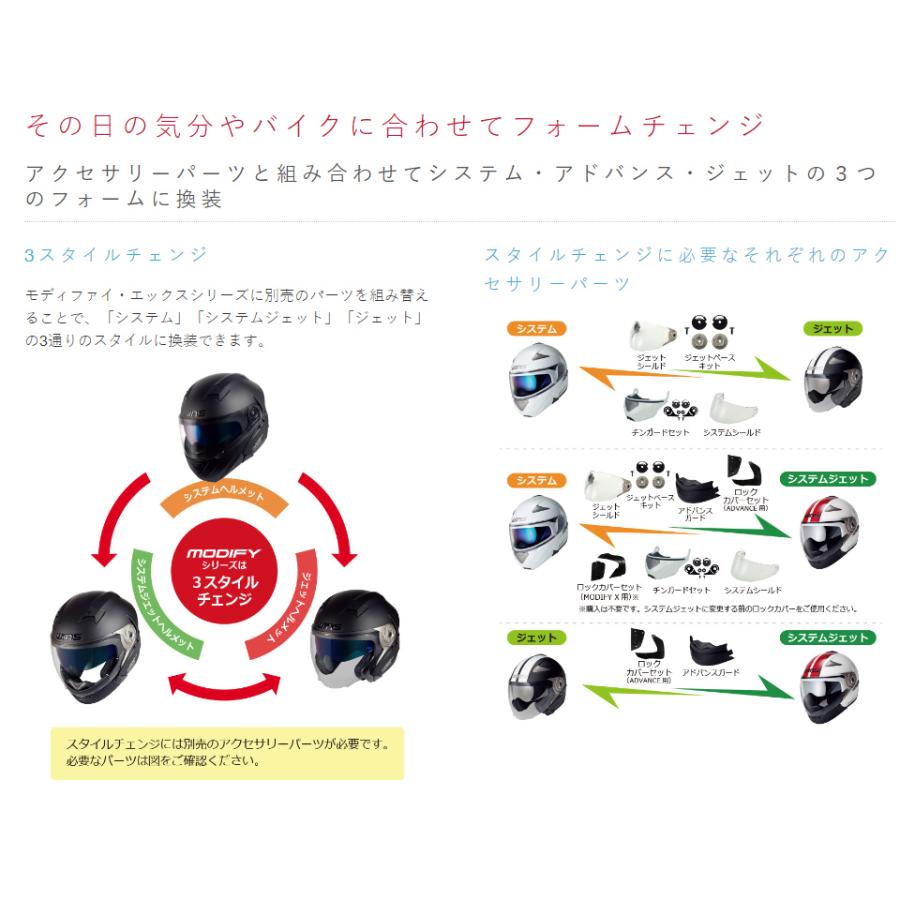 MODIFY（ウインズジャパン） wins ウインズ システムヘルメット MODIFY