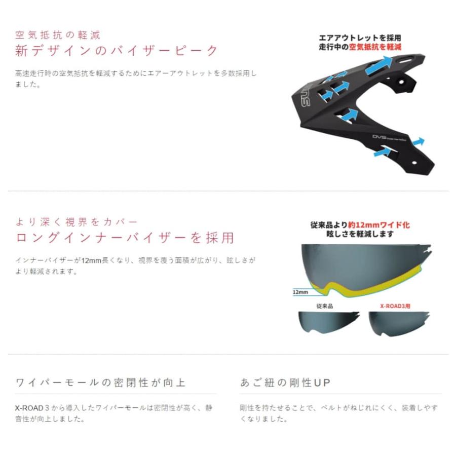 X-ROAD wins ウインズ オフロードヘルメット X-ROAD3 GT M52. ブラック