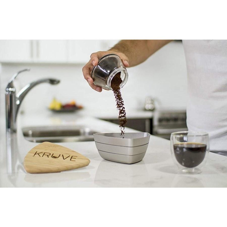 KRUVE Sifter SIX SILVER クルーヴ カップレシピ コーヒー粒度 細挽 中挽 粗挽 フィルター シフター コーヒー粉 篩