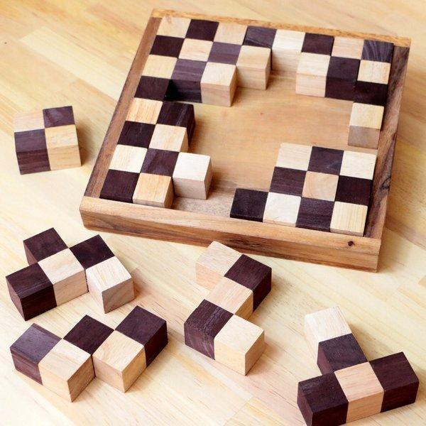 木製パズル ペントミノ ロックスモーション 立体パズル 木製 大人 パズル 立体 ウッドパズル 3d 高齢者 おもちゃ 脳トレ おうち時間 クリスマス プレゼント Rocksmotion Pentmino Sng Store 通販 Yahoo ショッピング