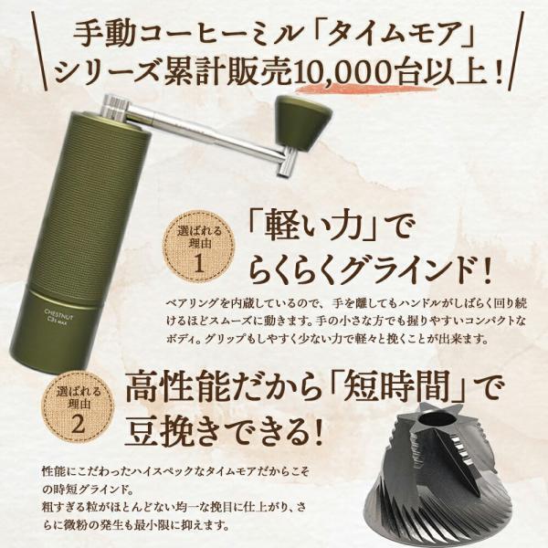 TIMEMORE（タイムモア） 手挽きコーヒーミル 手動 C3S MAX ブラック