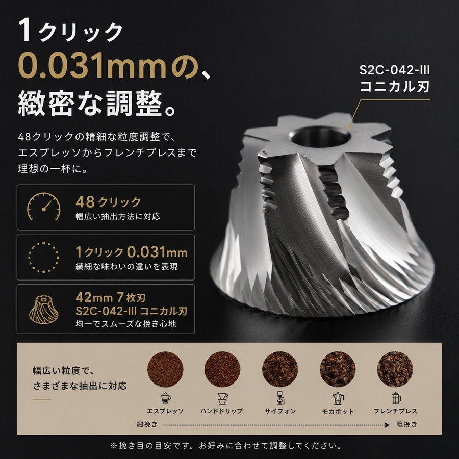 タイムモア C5 コーヒーミル 手動 TIMEMORE 正規品 1年保証 日本語取扱