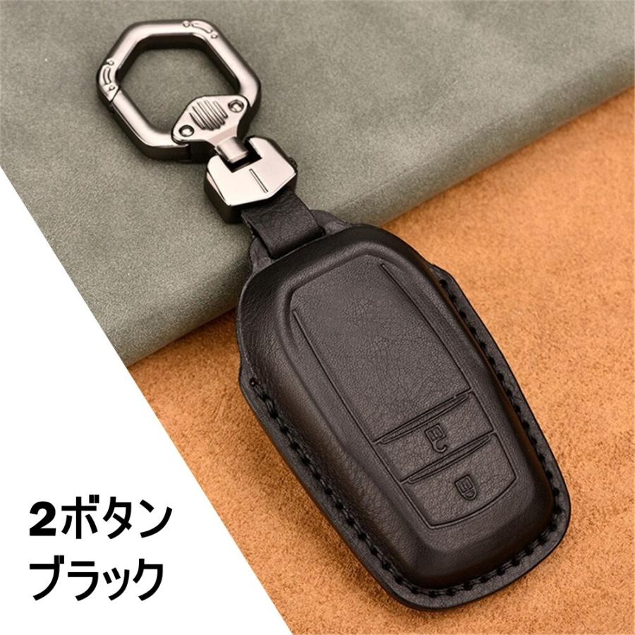 トヨタ（TOYOTA） キーカバー キーケース レザー 本革 2ボタン 3ボタン