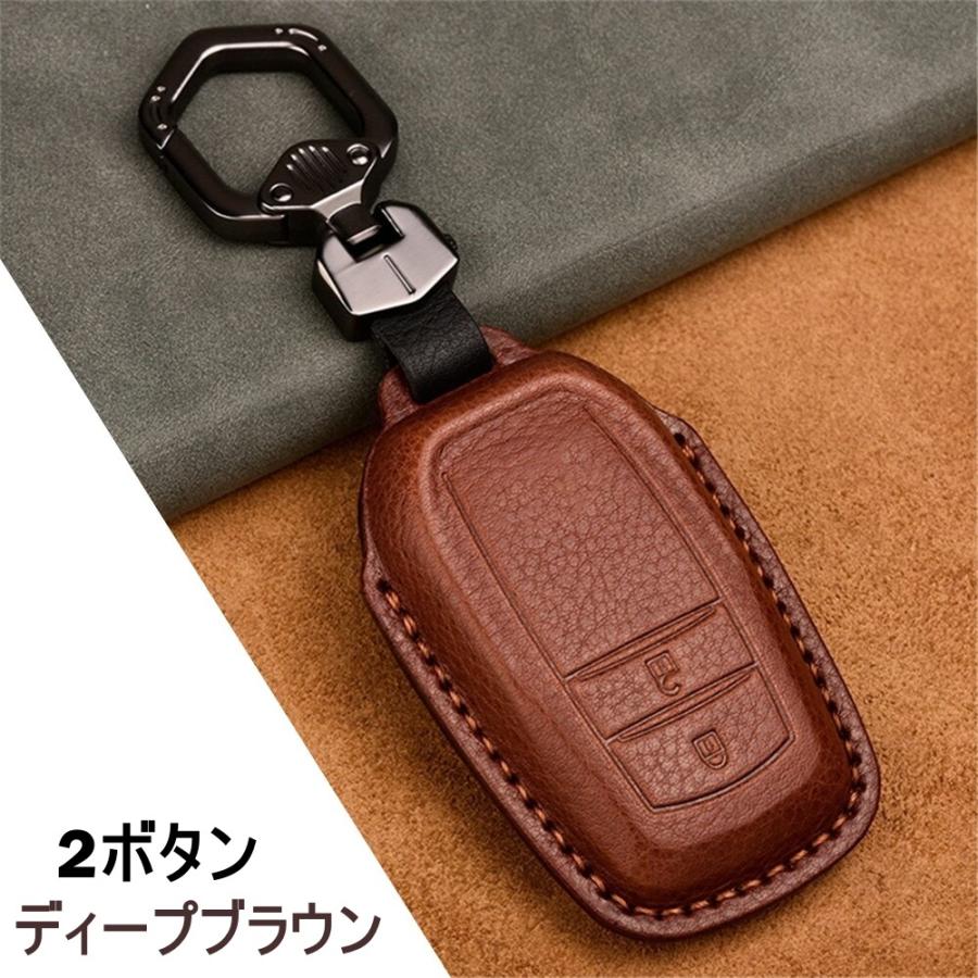トヨタ（TOYOTA） キーカバー キーケース レザー 本革 2ボタン 3ボタン