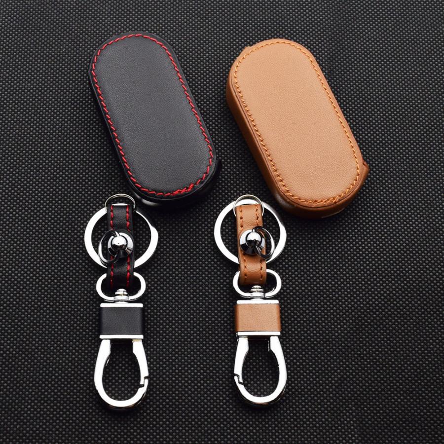 FIAT（フィアット） 500 レザー 革 キーカバー キーケース 3ボタン