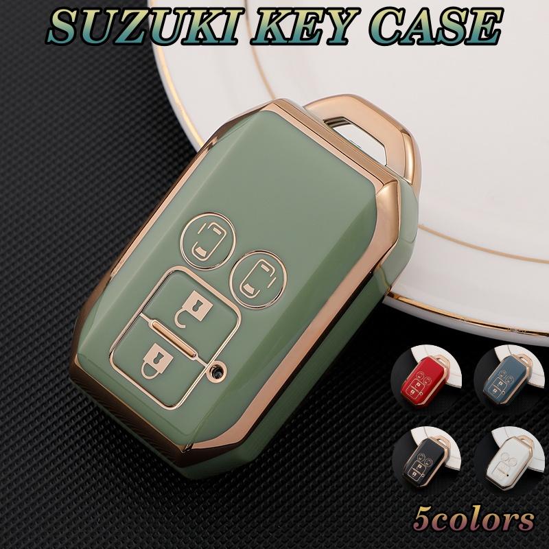 スズキ（SUZUKI） キーカバー TPU 4ボタン キーケース スペーシア