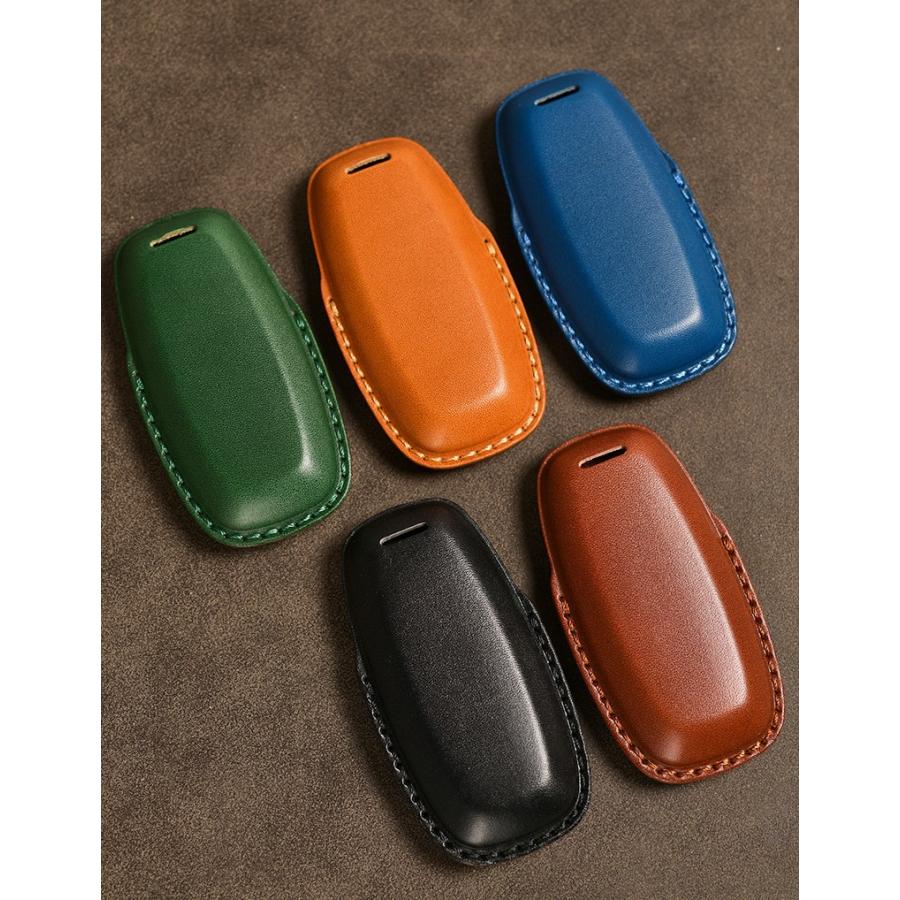 日産（NISSAN） 本革 キーケース キーカバー 3ボタン レザー ニッサン