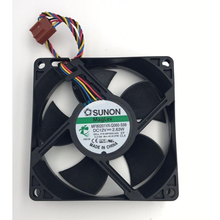 1 pz SUNON MF80201VX-Q000-S99 12V 3,84W DELL P/N 9DVNN-A00 4 fili