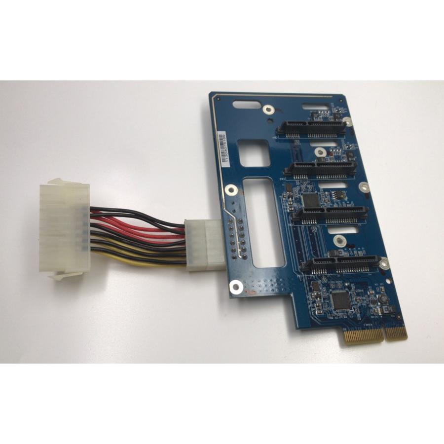 2380004☆中古QNAP NAS-469G 4ドライブSATAボードQU36 TS-459 Pro II