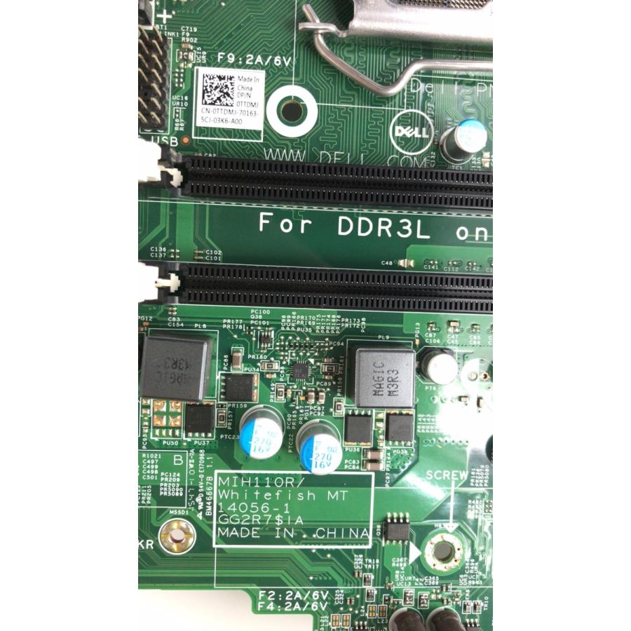 2290191☆中古☆ DELL Optiplex 3040MT D18M 用 マザーボード CN 2290191☆中古☆ DELL Optiplex 3040MT D18M 用 マザーボード CN