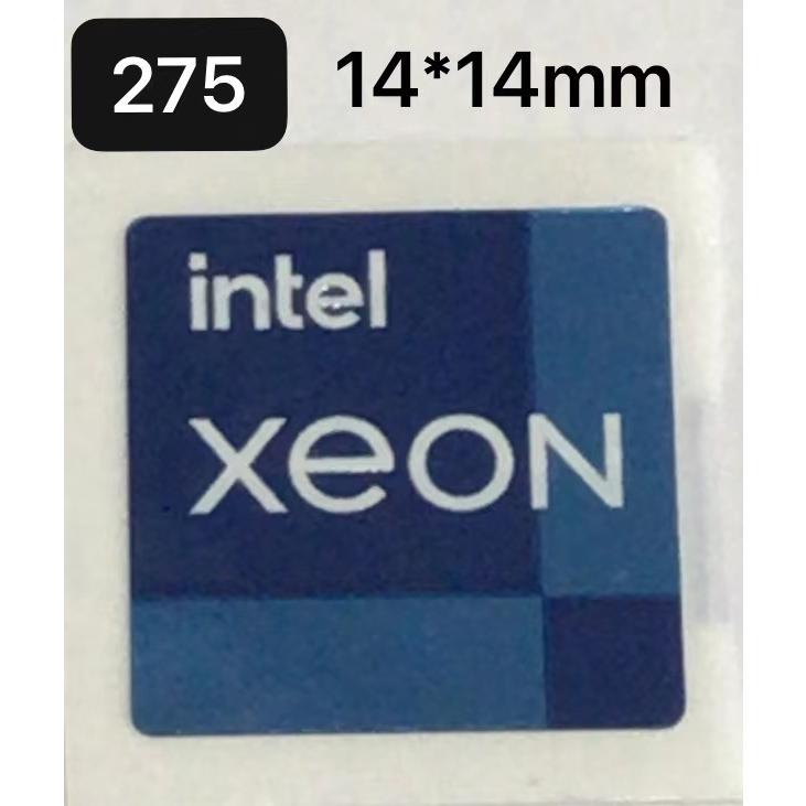 275# 第十一代【intel XeON】エンブレムシール □14*14mm□ 条件