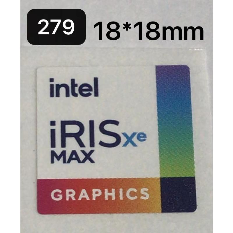 279# 新世代【intel iRIS xe MAX GRAPHICS】エンブレムシール 279# 新世代【intel iRIS xe MAX GRAPHICS】エンブレムシール