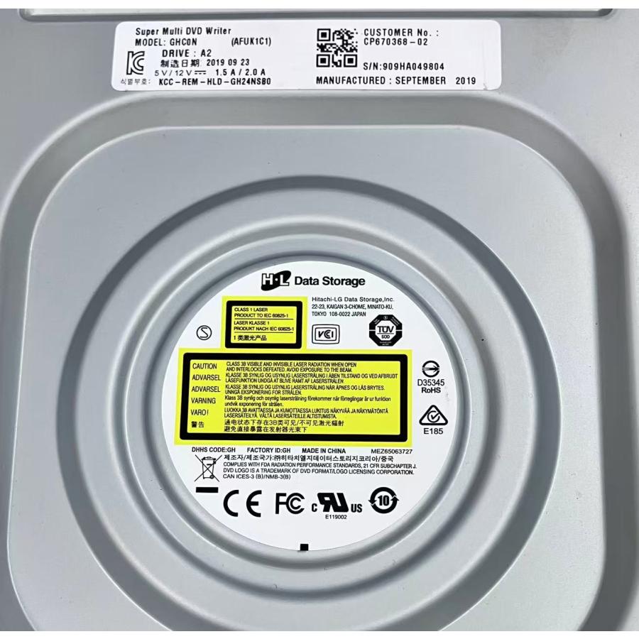 Vostro 2YS0021☆中古品☆ 日立LG DVDスーパーマルチドライブ DVD