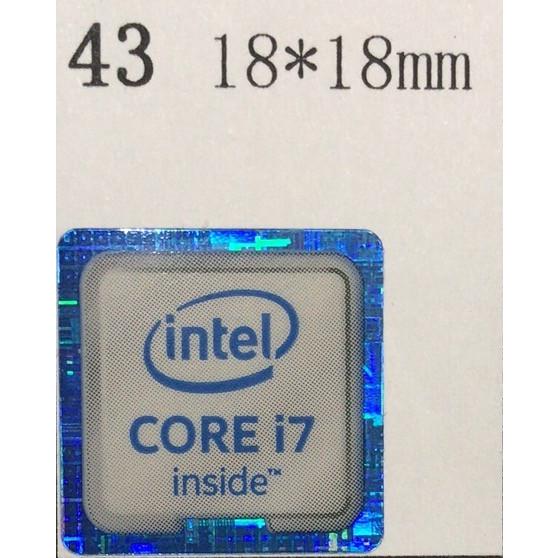 43＃六代【CORE i7】エンブレムシール 18*18mm : 桜の国 - 通販