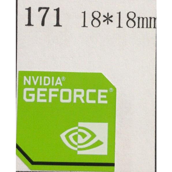 171＃【NVIDIA GEFORCE】エンブレムシール 18*18mm : 桜の国 - 通販 