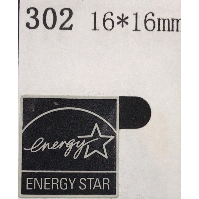 302＃【ENERGY STAR黒】エンブレムシール 16*16mm : 桜の国 - 通販