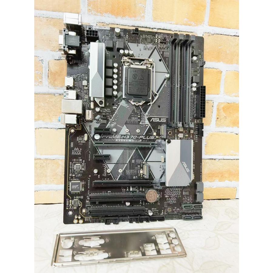 YL0165☆中古ASUS PRIME H370-PLUS LGA1151対応 ATXマザーボード 動作