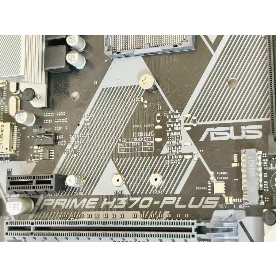 YL0165☆中古ASUS PRIME H370-PLUS LGA1151対応 ATXマザーボード 動作