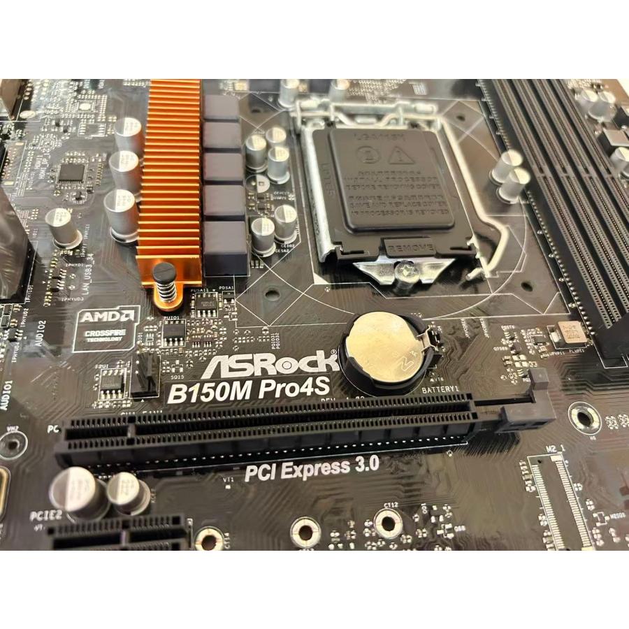 YL0166☆中古ASRock B150M Pro4S LGA1151対応 MicroATXマザーボード