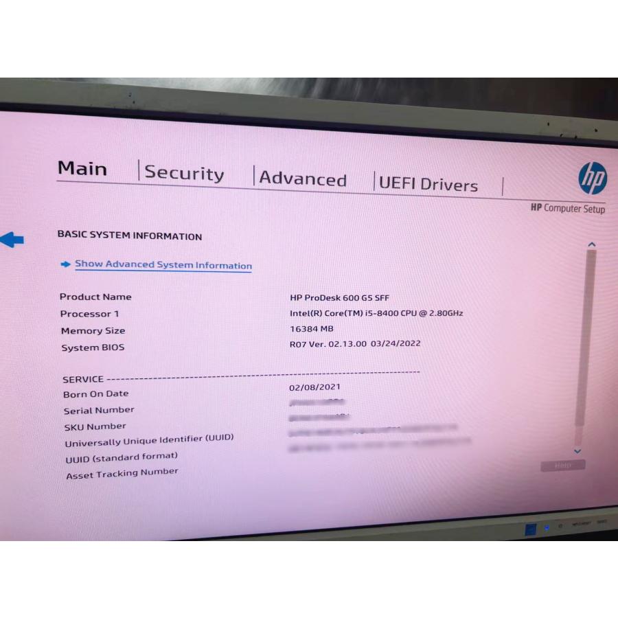 YM0116☆HP ProDesk 600 G5 SFF マザーボード L64710-601 / L64710-001