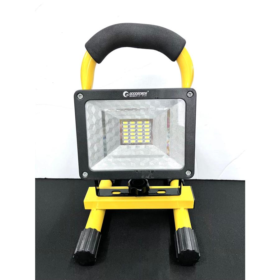 YM0199☆中古品☆グッドグッズ 充電式投光器 GH12-2 LEDライト 作業灯