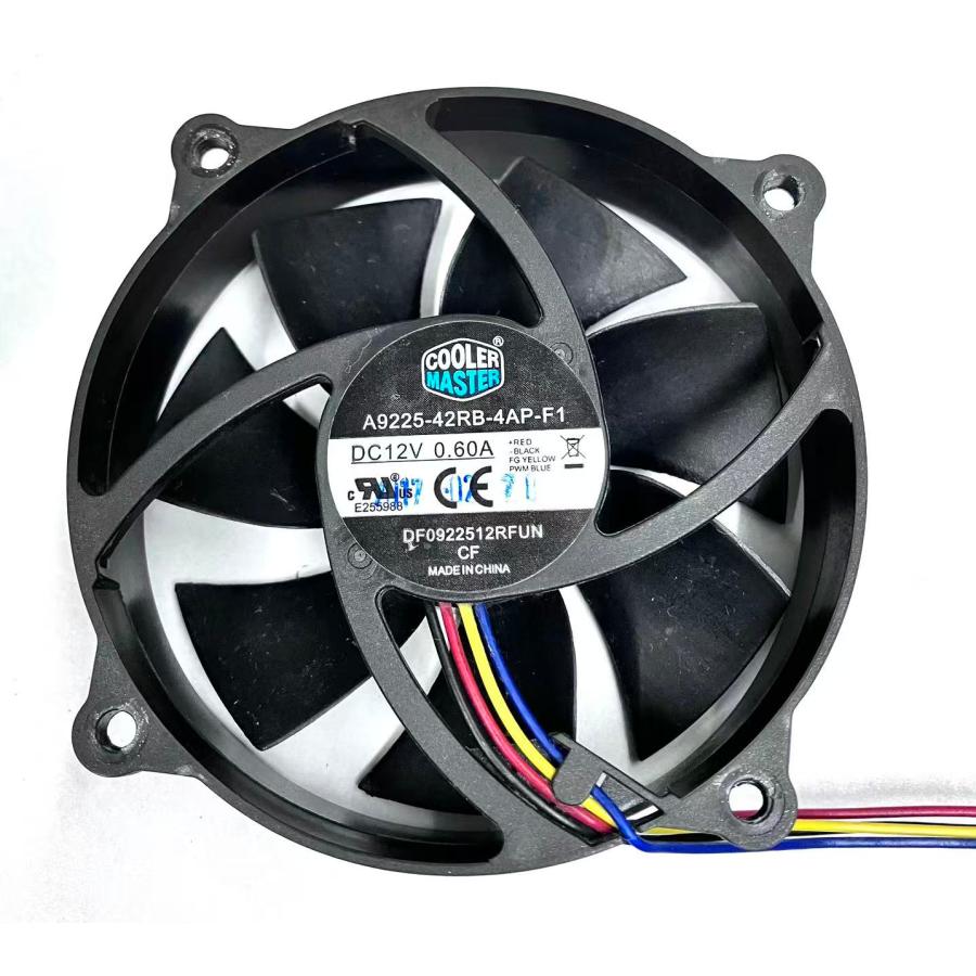 YM0403★中古★冷却ファンA9225-42RB-4AP-F1 12V 0.60A 4ピン　CPUヒートシンク、CPUクーラーブラケット付き |  | 01