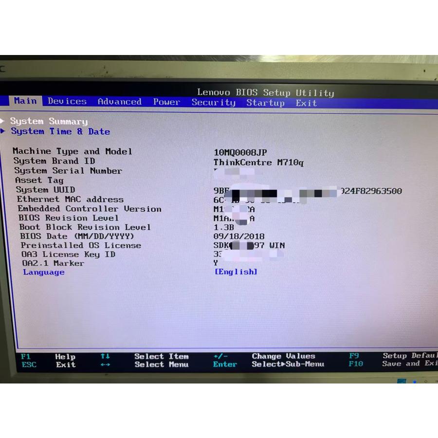 ThinkCentre M YM0441☆Lenovo ThinkCentreM710q 10MQ0008JP第7世代